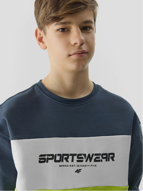 4F Felpa bambino senza chiusura e senza cappuccio 4F