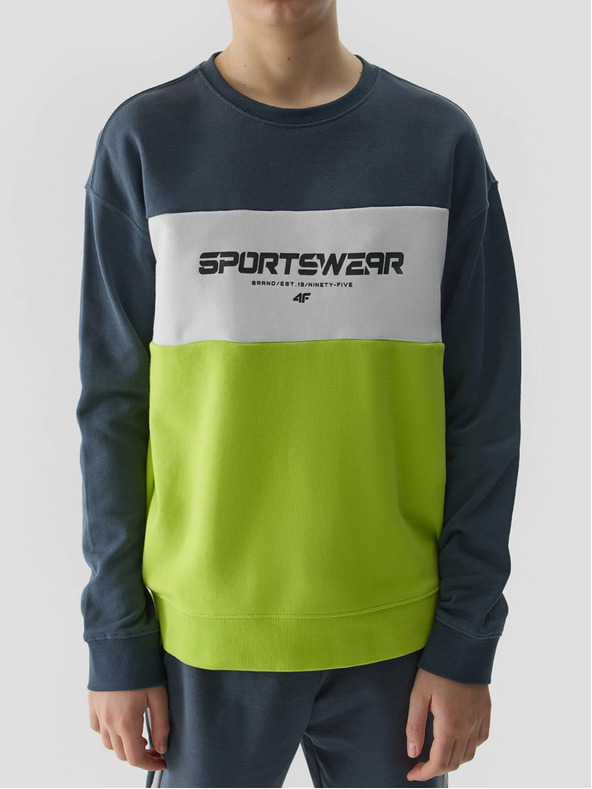 4F Felpa bambino senza chiusura e senza cappuccio 4F