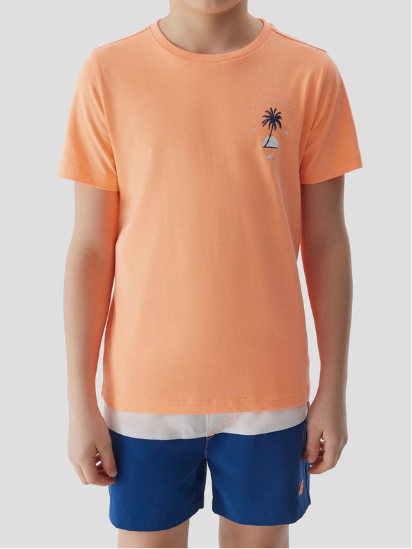4F T-shirt bambino con stampa 4F