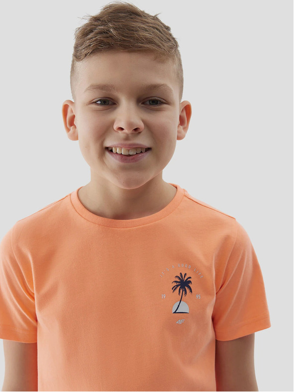 4F T-shirt bambino con stampa 4F
