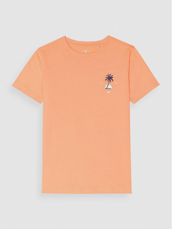 4F T-shirt bambino con stampa 4F