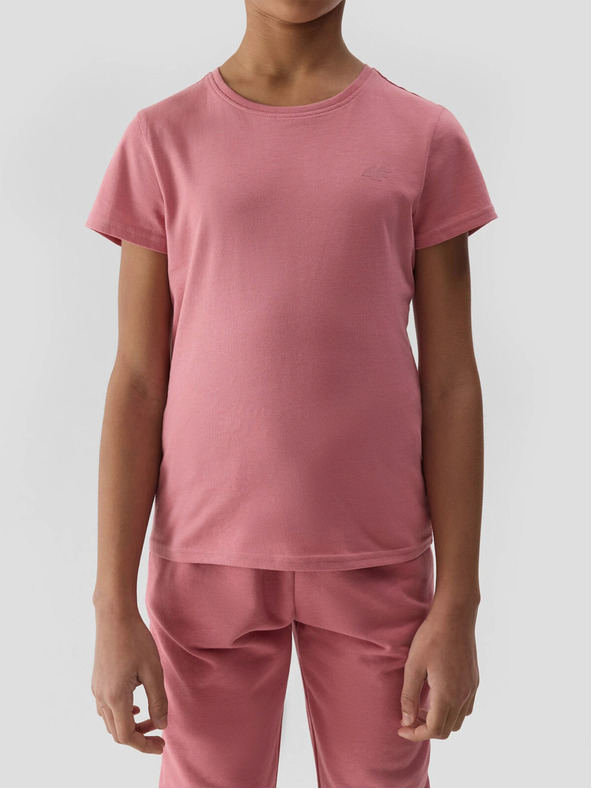 4F Maglietta bambina tinta unita 4F