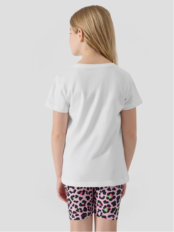 4F Maglietta da ragazza stampata 4F