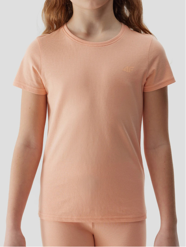 4F Maglietta bambina tinta unita 4F