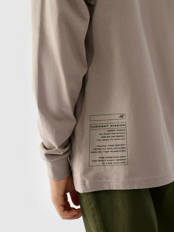 4F T-shirt bambino con stampa 4F