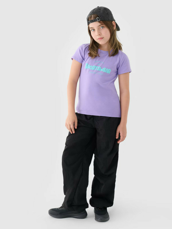 4F Maglietta da ragazza stampata 4F