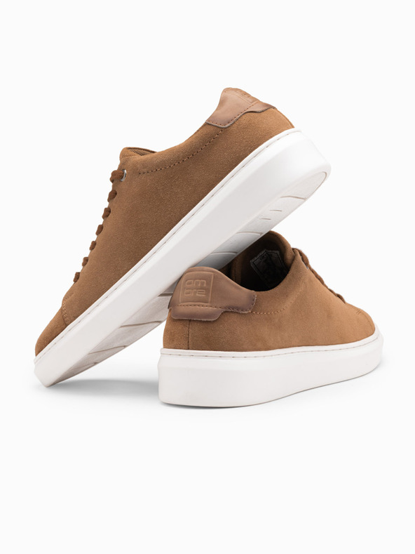 Ombre Clothing Sneakers classiche da uomo in morbida pelle scamosciata Abbigliamento Ombre