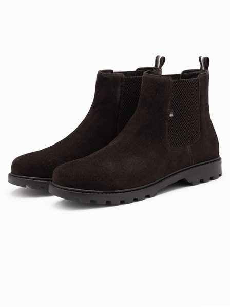 Ombre Clothing Scarpe con tacco alto in pelle scamosciata da uomo Abbigliamento Ombre