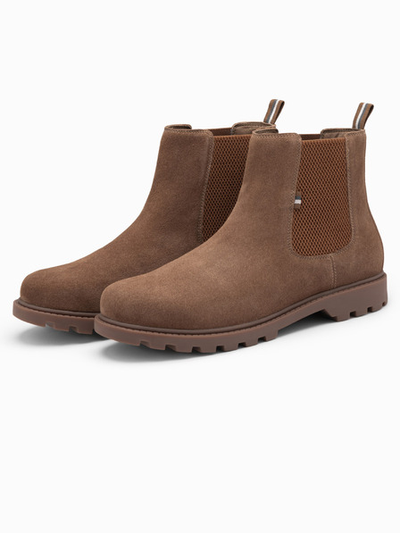 Ombre Clothing Scarpe con tacco alto in pelle scamosciata da uomo Abbigliamento Ombre