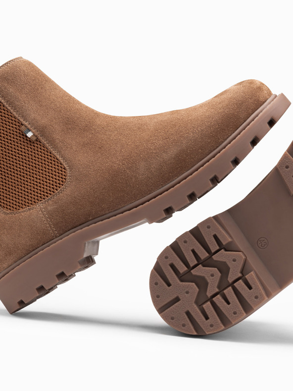 Ombre Clothing Scarpe con tacco alto in pelle scamosciata da uomo Abbigliamento Ombre