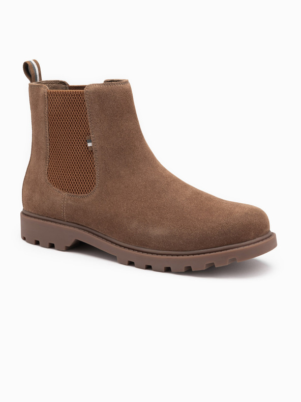 Ombre Clothing Scarpe con tacco alto in pelle scamosciata da uomo Abbigliamento Ombre