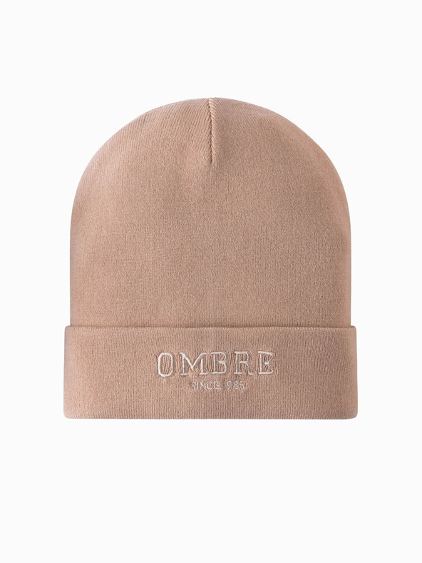 Ombre Clothing Cappello lavorato a maglia da uomo con scritta ricamata Ombre Clothing