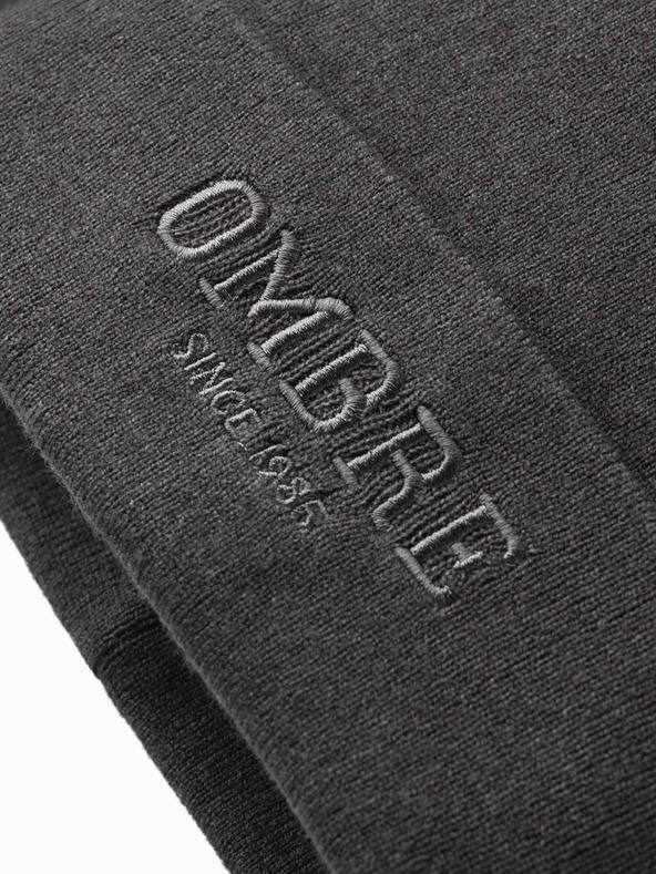 Ombre Clothing Cappello lavorato a maglia da uomo con scritta ricamata Ombre Clothing