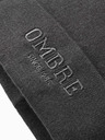 Ombre Clothing Cappello lavorato a maglia da uomo con scritta ricamata Ombre Clothing