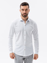Ombre Clothing Camicia a maglia da uomo con maniche sottili Abbigliamento Ombre