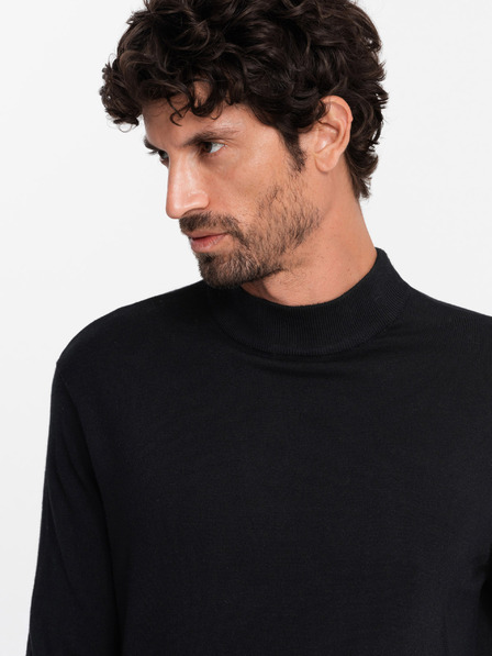 Ombre Clothing Mezzo dolcevita da uomo in maglia con viscosa Abbigliamento Ombre