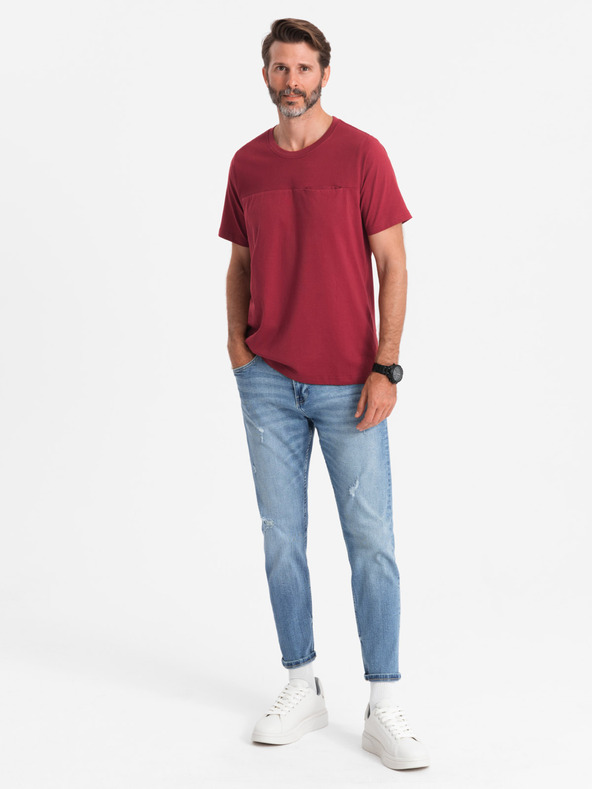 Ombre Clothing Maglietta da uomo in cotone Ombre Clothing