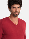 Ombre Clothing Maglione BASIC da uomo elegante con scollo a V Abbigliamento Ombre