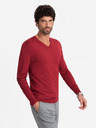 Ombre Clothing Maglione BASIC da uomo elegante con scollo a V Abbigliamento Ombre