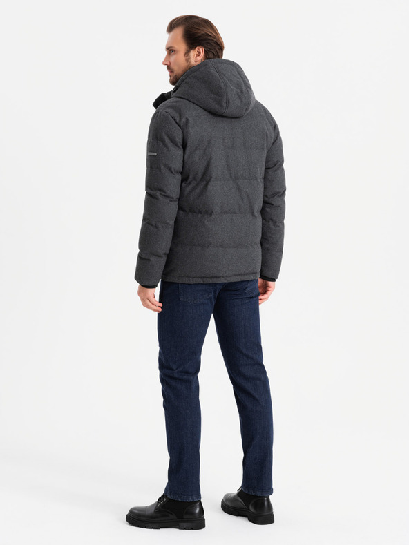 Ombre Clothing Giacca leggera da uomo con fodera in rete e cappuccio Ombre Clothing