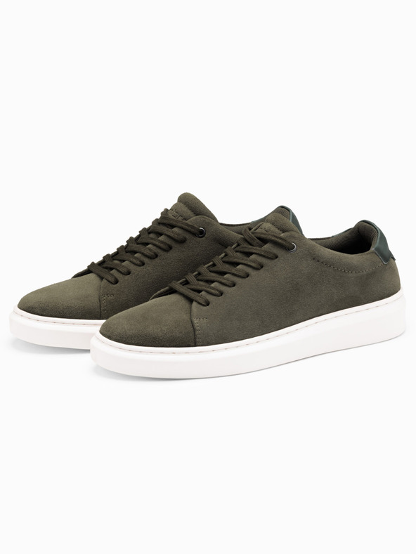Ombre Clothing Sneakers classiche da uomo in morbida pelle scamosciata Abbigliamento Ombre