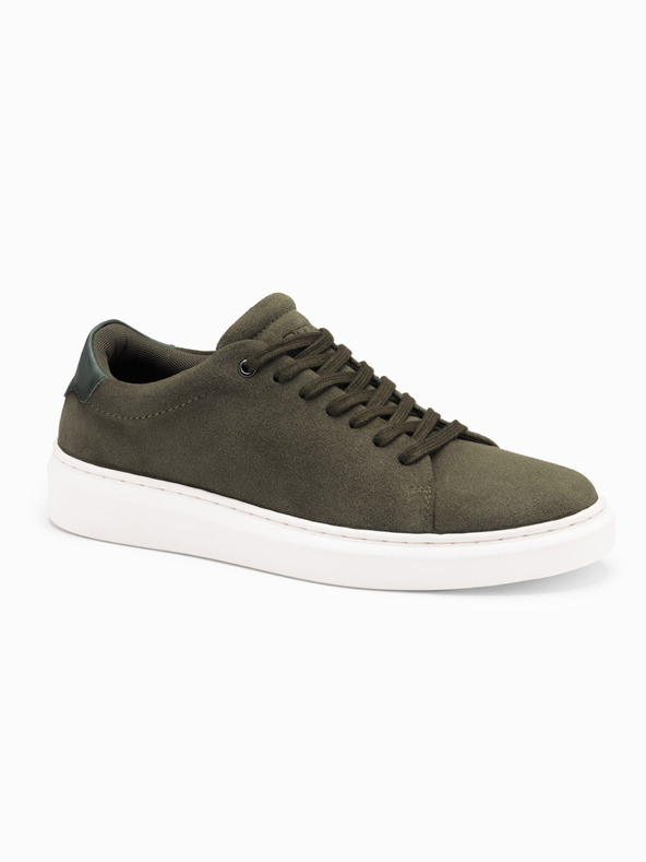 Ombre Clothing Sneakers classiche da uomo in morbida pelle scamosciata Abbigliamento Ombre