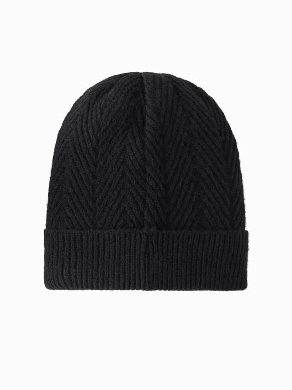 Ombre Clothing Berretto da uomo in maglia con applique Ombre Clothing