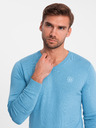 Ombre Clothing Maglione BASIC da uomo elegante con scollo a V Abbigliamento Ombre
