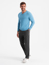 Ombre Clothing Maglione BASIC da uomo elegante con scollo a V Abbigliamento Ombre