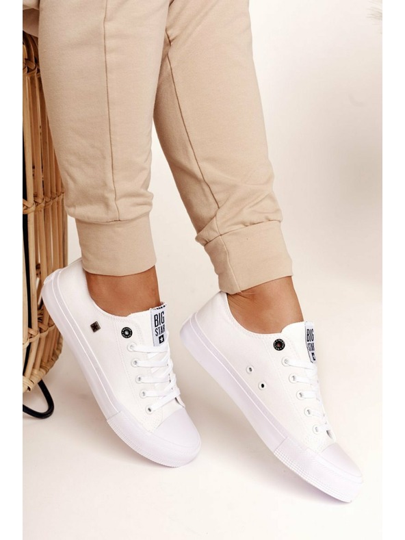 BIG STAR SHOES Scarpe da ginnastica classiche Big Star da donna - Bianco