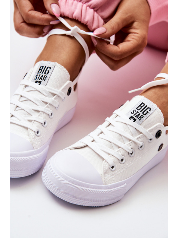 BIG STAR SHOES Scarpe da ginnastica classiche Big Star da donna - Bianco