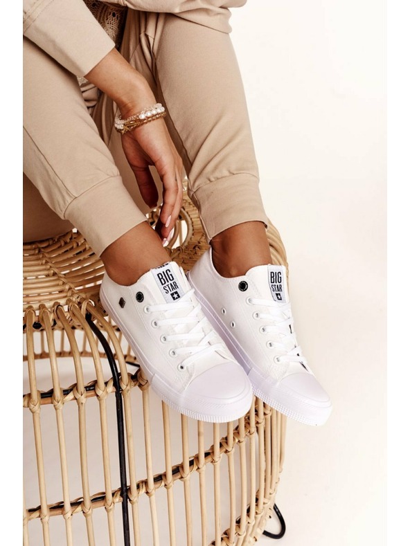 BIG STAR SHOES Scarpe da ginnastica classiche Big Star da donna - Bianco