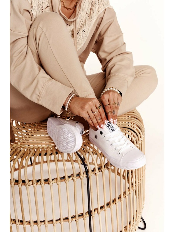 BIG STAR SHOES Scarpe da ginnastica classiche Big Star da donna - Bianco