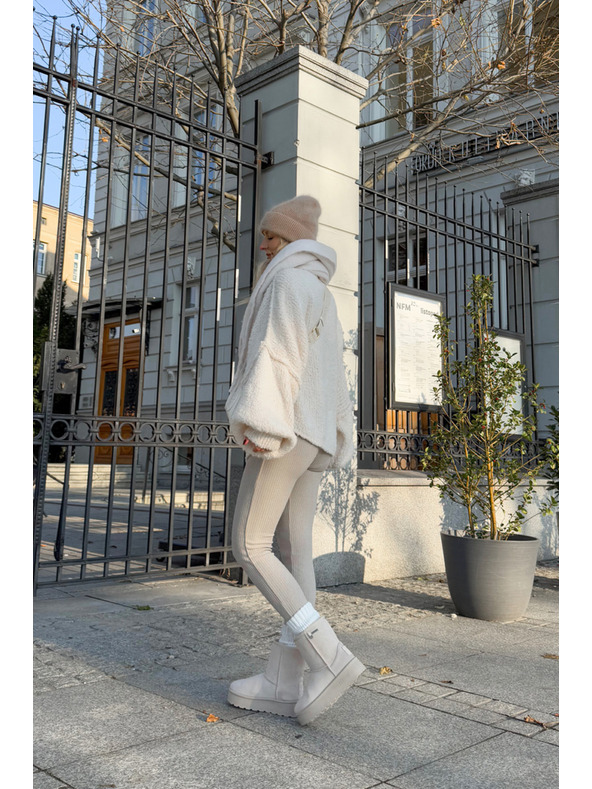 BIG STAR SHOES Scarpe da donna con plateau alto Big Star Light Beige