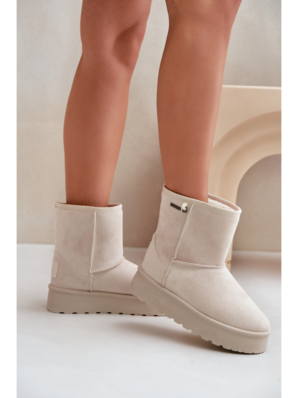 BIG STAR SHOES Scarpe da donna con plateau alto Big Star Light Beige