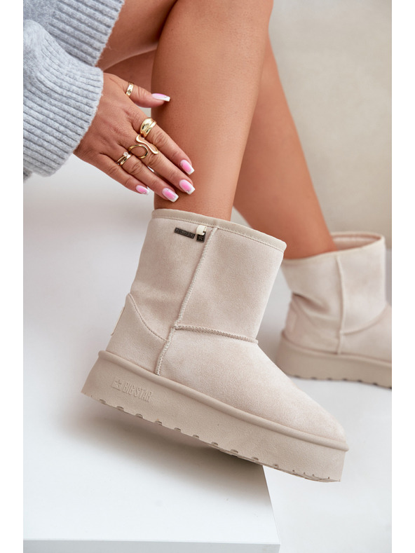 BIG STAR SHOES Scarpe da donna con plateau alto Big Star Light Beige