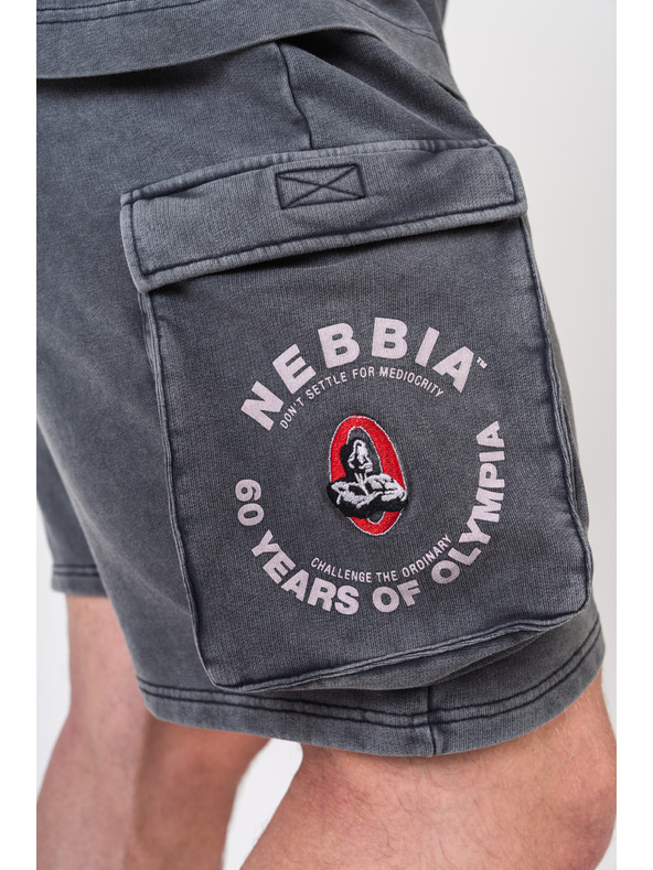 Nebbia Pantaloncini cargo lavati LEGACY 787 M, grigio chiaro