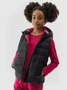4F Gilet da bambina in piuma sintetica 4F - nero