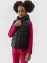 4F Gilet da bambina in piuma sintetica 4F - nero