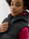 4F Gilet da bambina in piuma sintetica 4F - nero