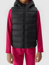 4F Gilet da bambina in piuma sintetica 4F - nero