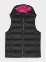 4F Gilet da bambina in piuma sintetica 4F - nero