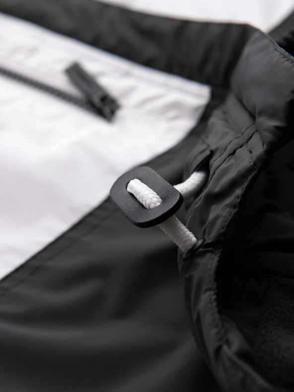 Ombre Clothing Giacca sportiva leggera colorata da uomo con pile blu Ombre Clothing