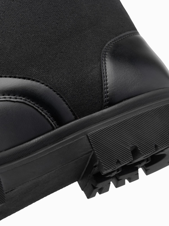 Ombre Clothing Stivali alti da uomo in materiali sintetici nero Ombre Clothing