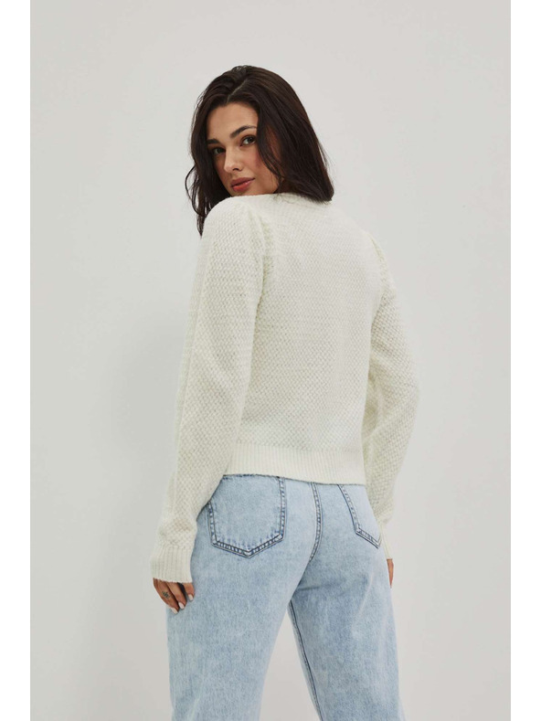 Moodo Cardigan bianco da donna Moodo