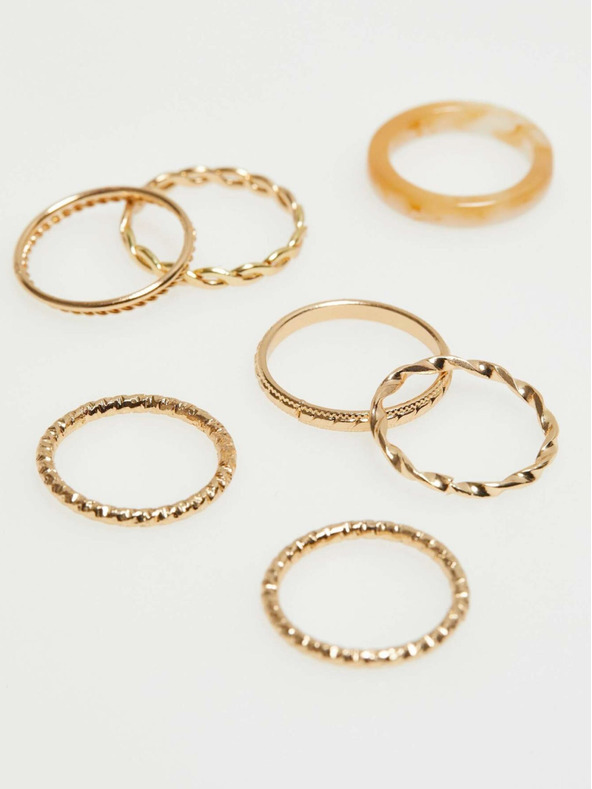 Moodo Set di anelli eleganti Moodo
