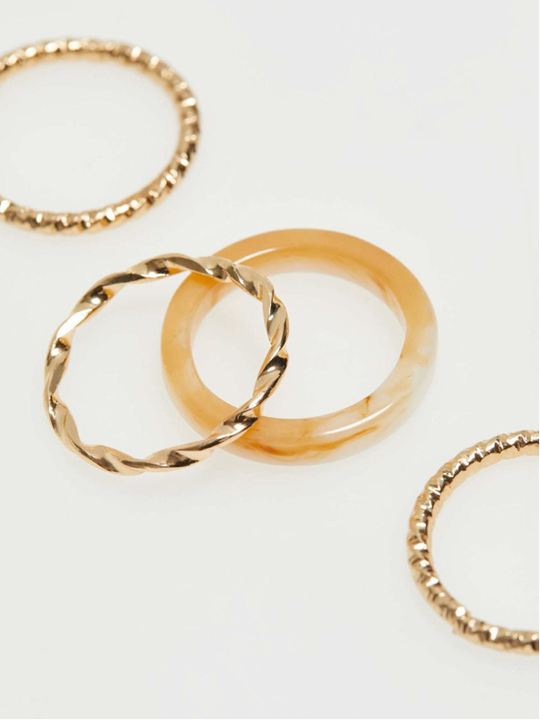 Moodo Set di anelli eleganti Moodo