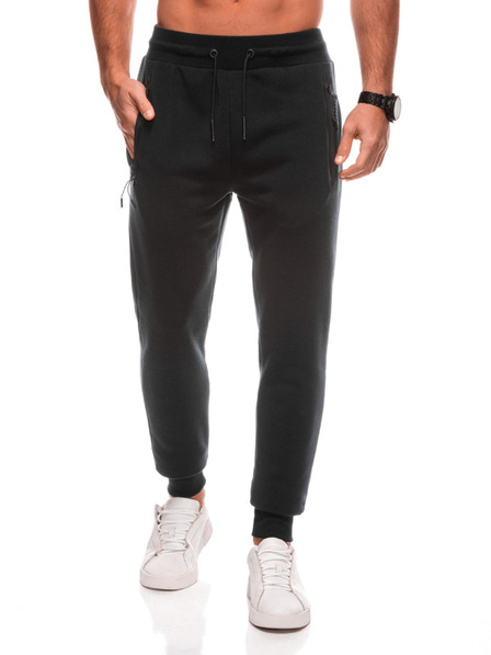 Edoti Pantaloni neri da uomo Edoti