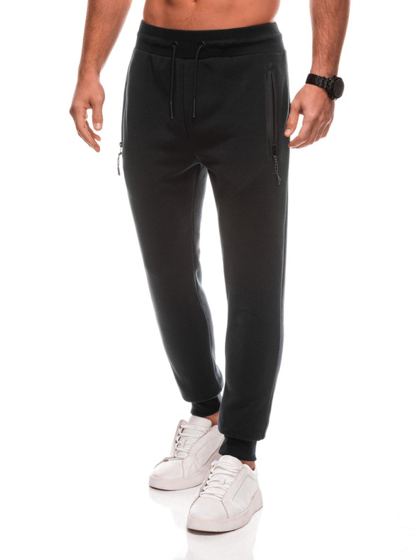 Edoti Pantaloni neri da uomo Edoti