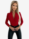 numoco Body donna rosso con collo a matita Numoco